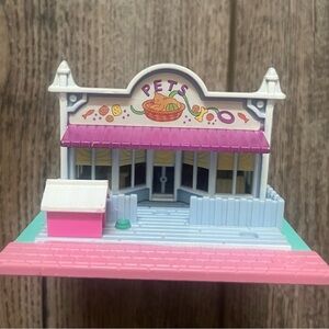 VINTAGE 1993 POLLY POCKET BLUEBIRD PET SHOP HOUSE POLLYVILLE PLAYSET